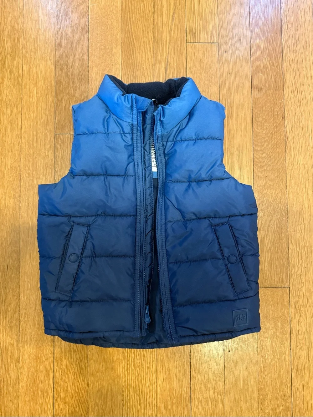 GAP Kids Navy Blue Quilted Puffer Vest